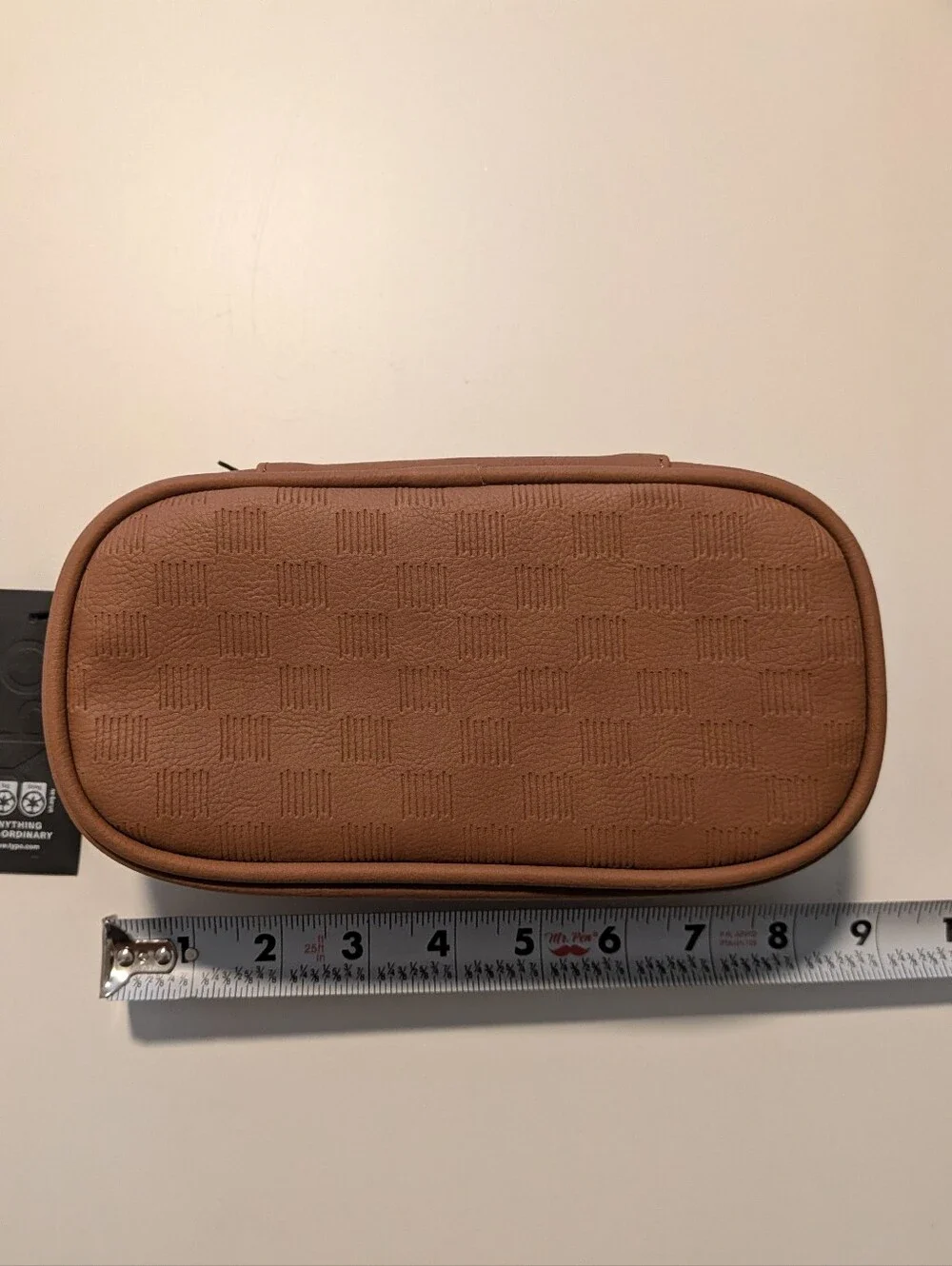🤎 TYPO Vegan Leather Travel Toiletry & Cosmetic Organizer – New With Tags